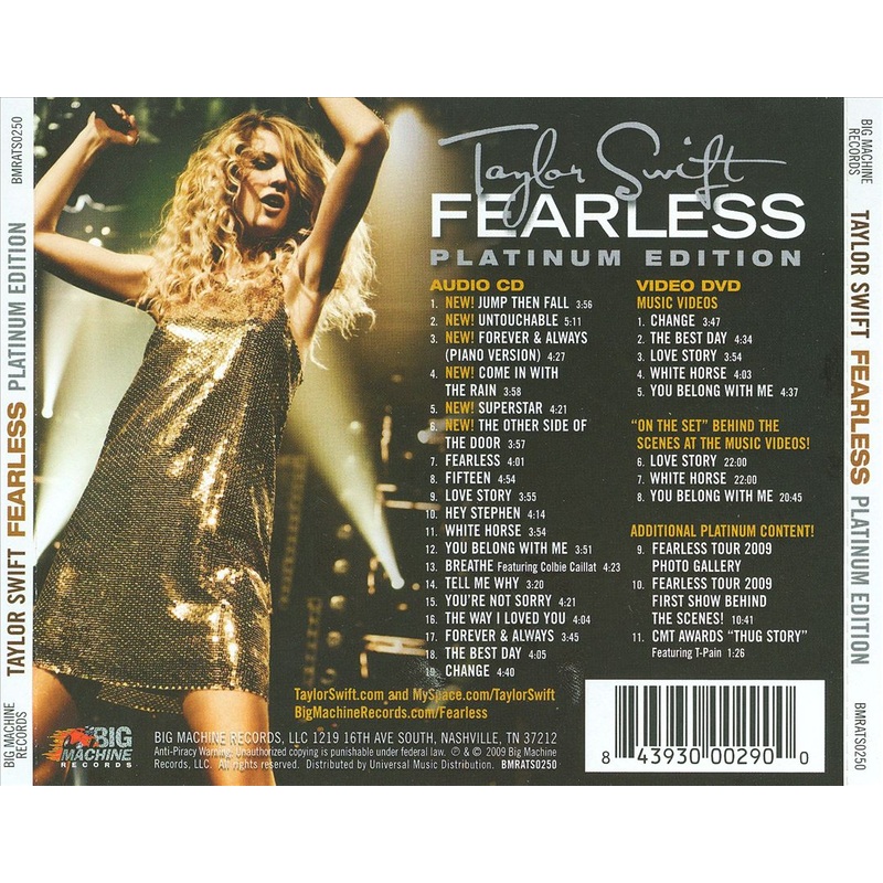 Fearless [Platinum Edition] [Bonus Tracks] [CD/DVD]