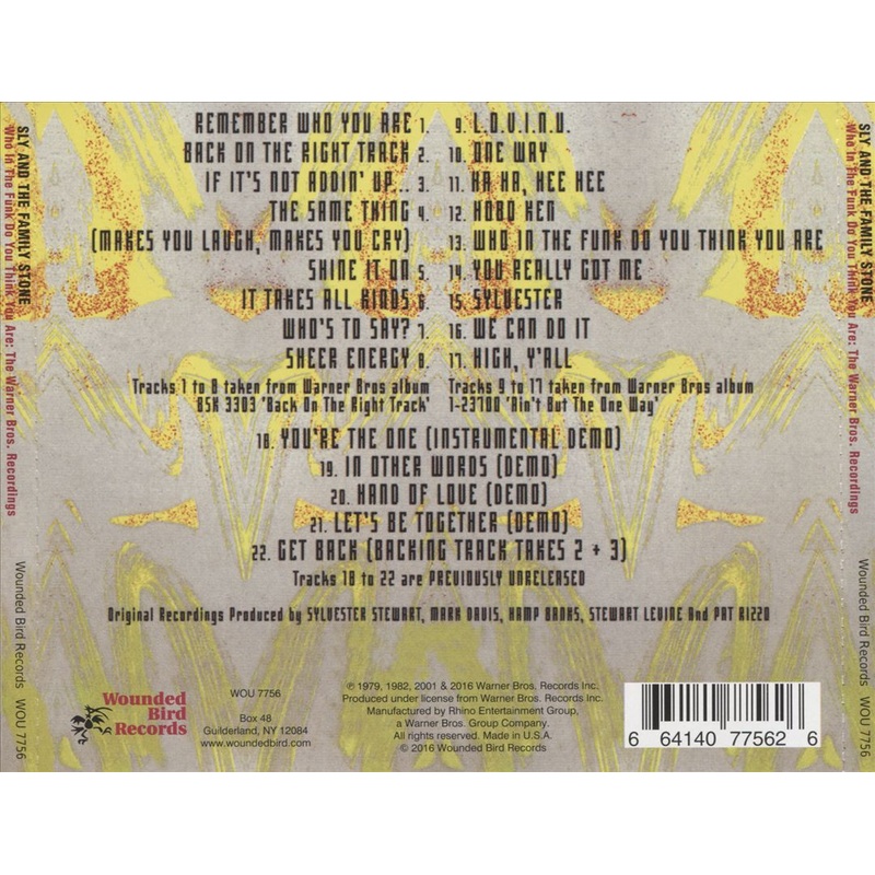Who in the Funk Do You Think You Are: The Warner Bros. Recordings
