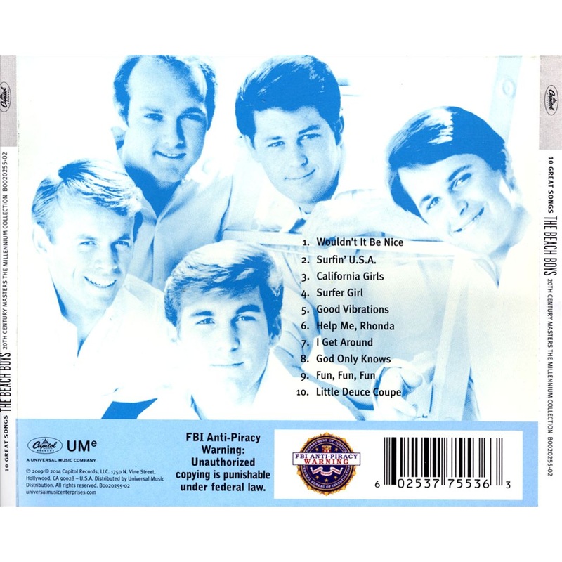 20th Century Masters: Millennium Collection – 10 Great Songs: The Beach Boys: