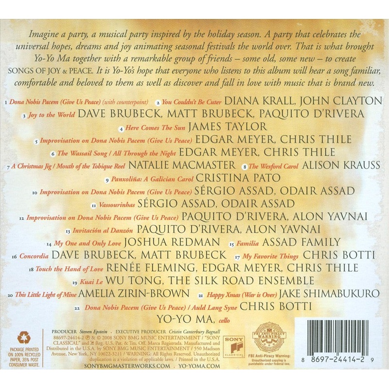 Yo-Yo Ma & Friends: Songs of Joy & Peace