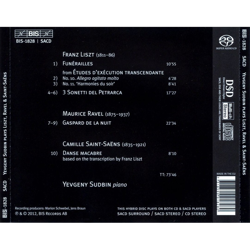 Yevgeny Sudbin Plays Liszt, Saint-Sans & Ravel