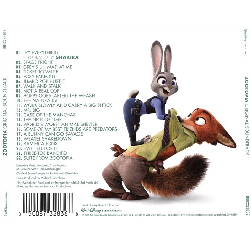 Zootopia [Original Motion Picture Soundtrack]