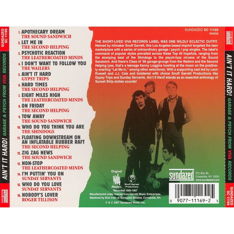 Ain’t It Hard! Sunset Strip ’60s Sounds: Garage & Psych from Viva Records