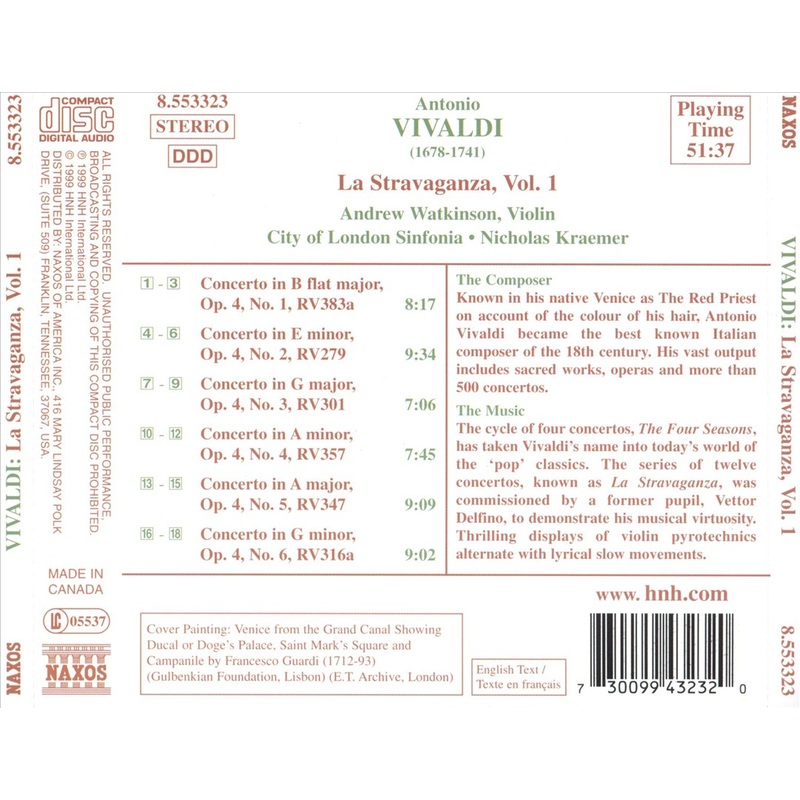 Vivaldi: La Stravaganza, Vol. 1