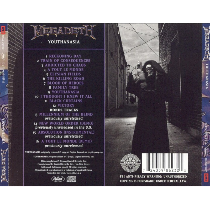 Youthanasia [Bonus Tracks]