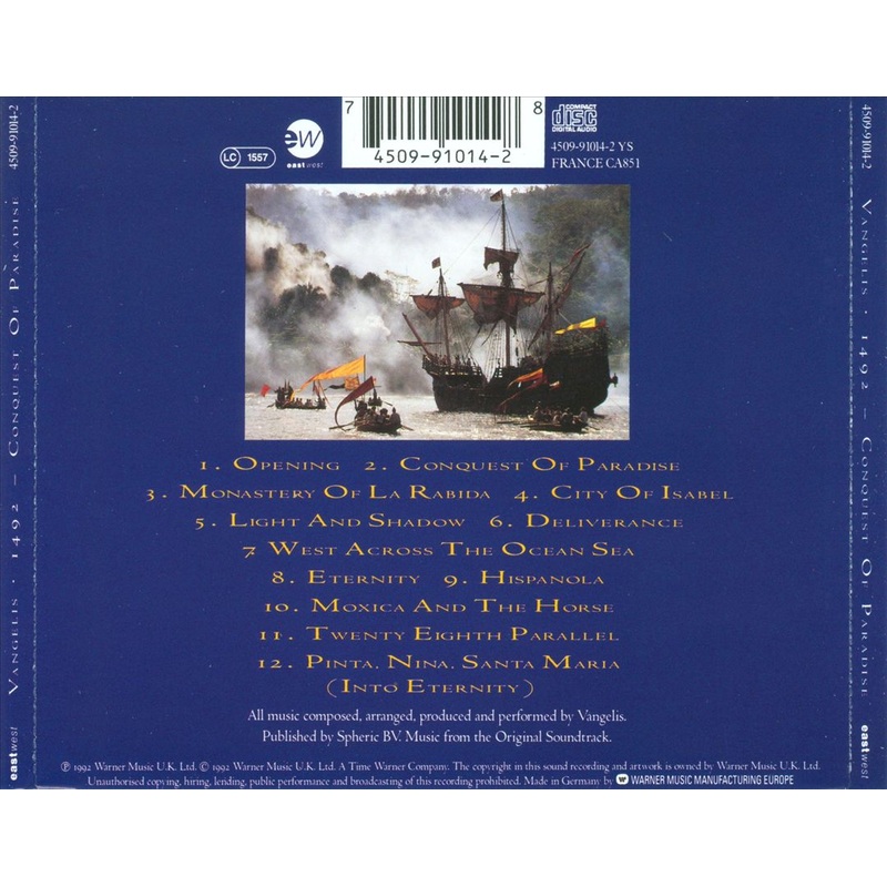 1492: Conquest of Paradise [Music from the Original Soundtrack]