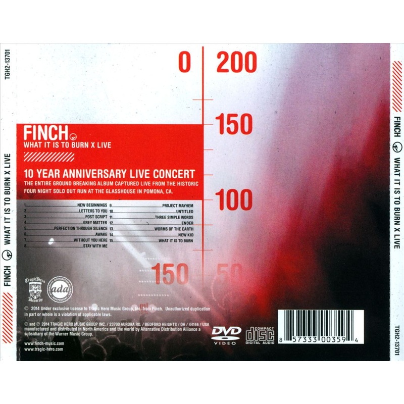 What It Is to Burn – X [CD/DVD]