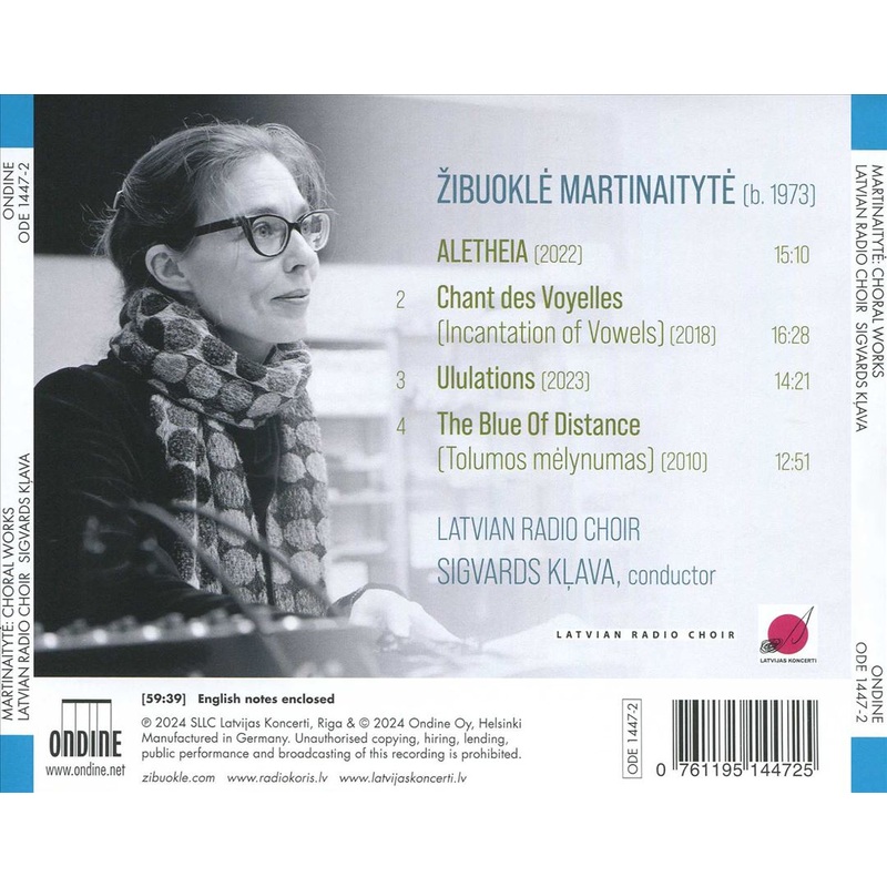 Zibuokle Martinaityte: Aletheia – Choral Works