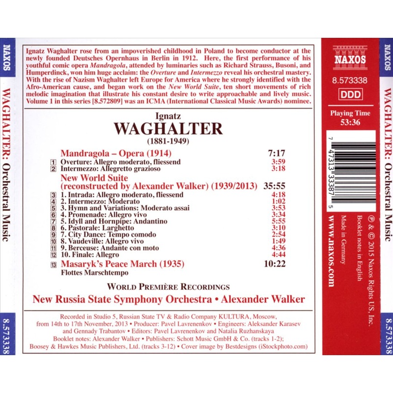 Waghalter: New World Suite