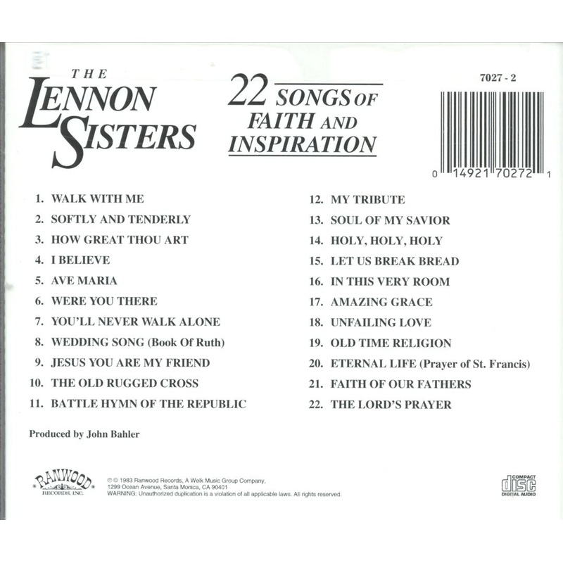 22 Songs of Faith & Inspiration