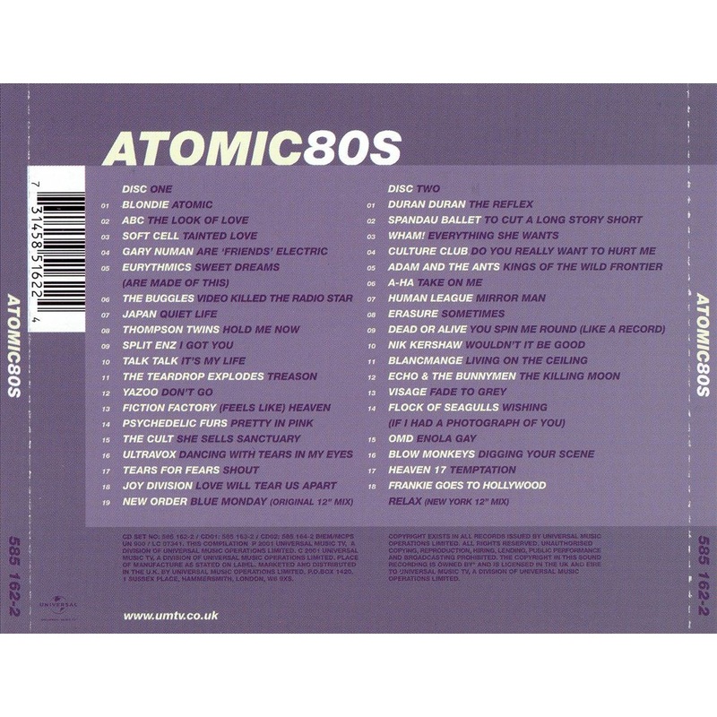 Atomic 80’s: The Definitive Eighties Album