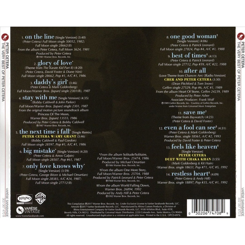 Very Best of Peter Cetera