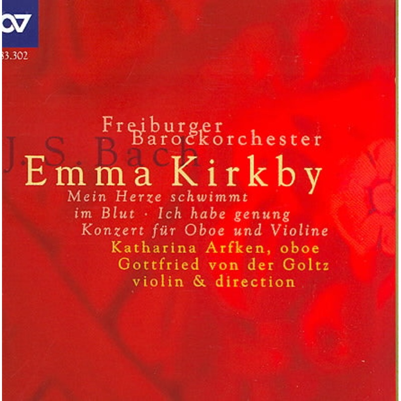 Bach / Kirkby / Arfken / Goltz / Freiburg Baroque – Solo Cantats Bwv 72 & 199