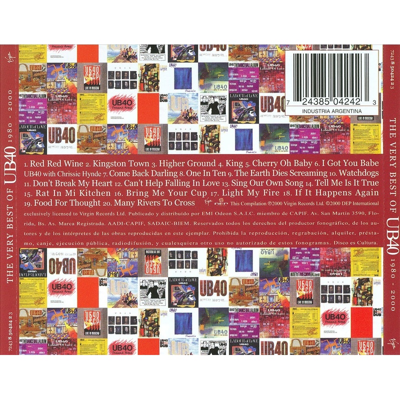 Very Best Of UB40 1980-2000 [Argentina]