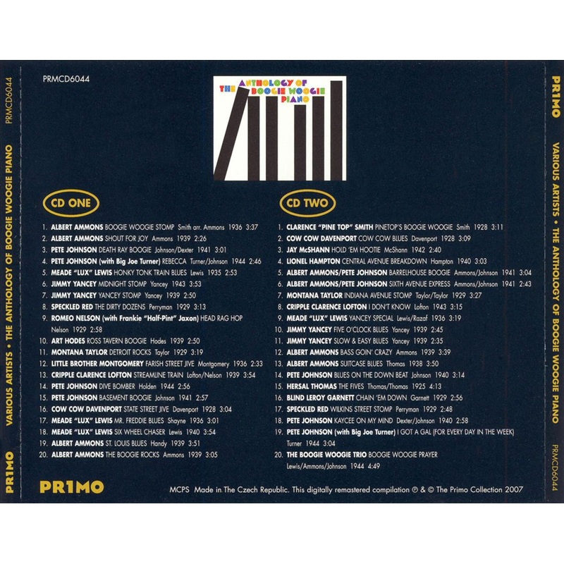 Anthology of Boogie Woogie [Primo]