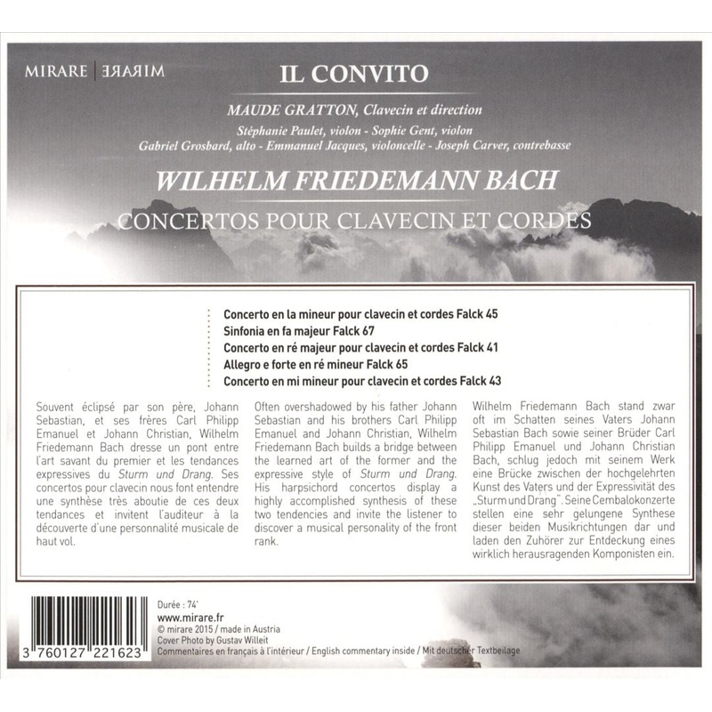 Wilhelm Friedemann Bach: Concertos pour Clavecin et Cordes