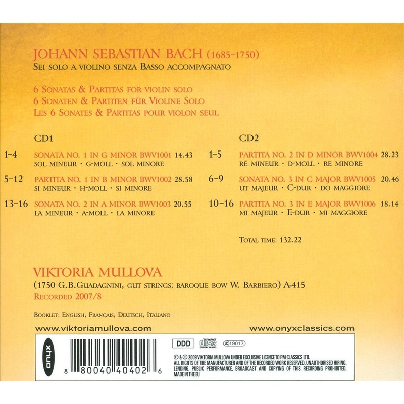 Bach: 6 Solo Sonatas & Partitas