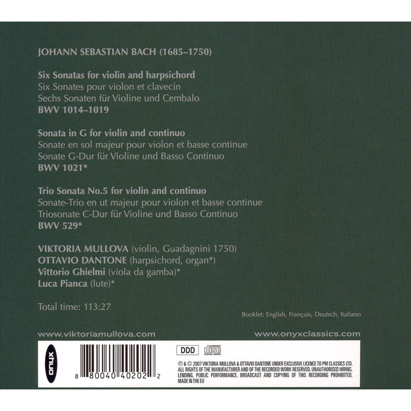Bach: Sonatas
