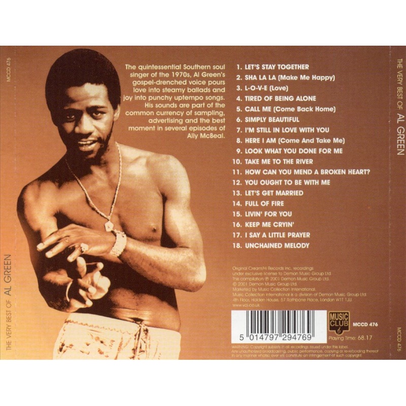 Very Best of Al Green [Music Club]