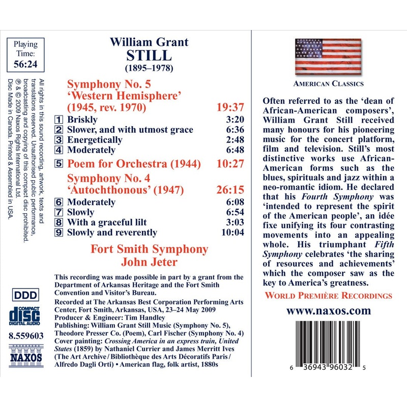 William Grant Still: Symphonies Nos. 4 & 5; Poem for Orchestra