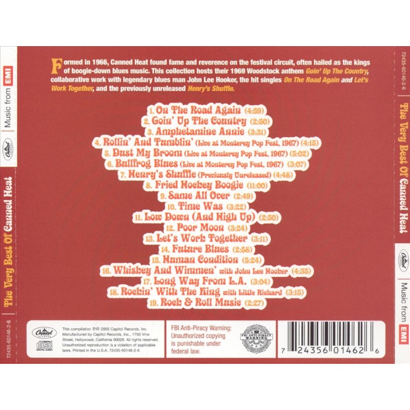 Very Best of Canned Heat [Capitol]
