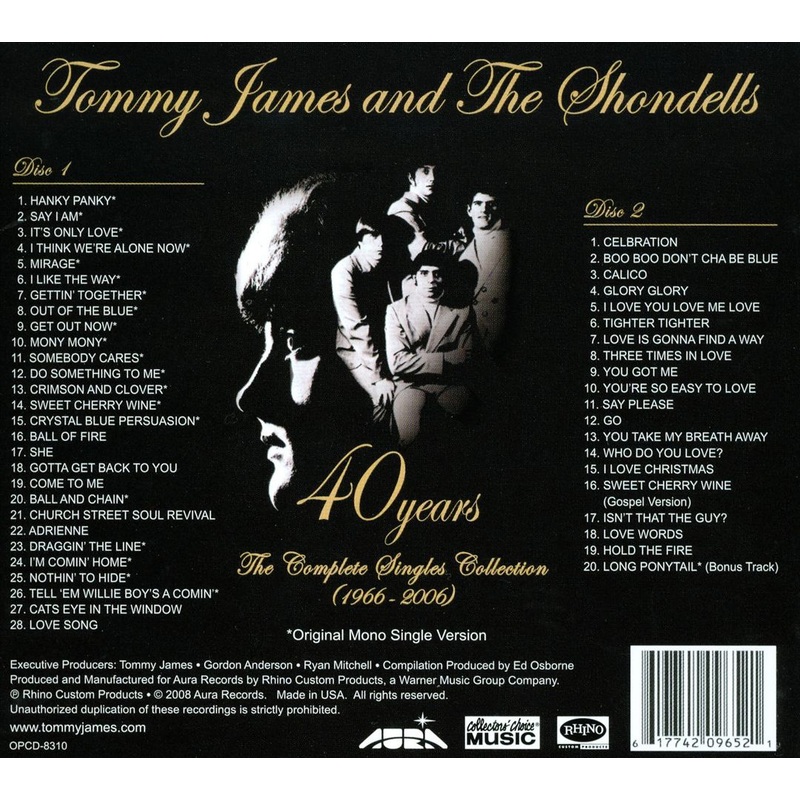 40 Years: The Complete Singles Collection (1966-2006)