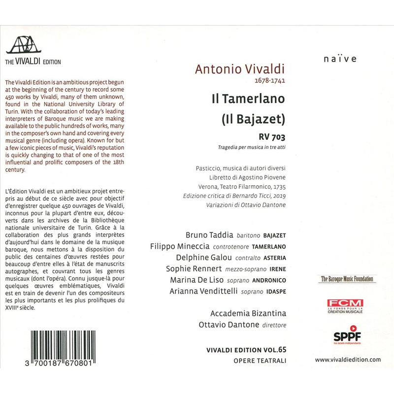 Vivaldi: Il Tamerlano