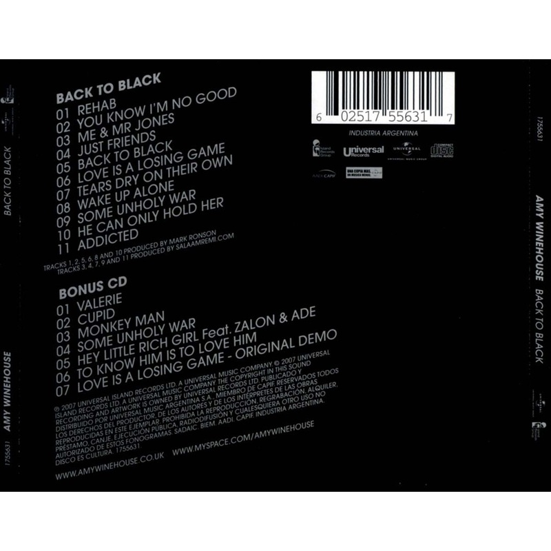 Back to Black [Deluxe Edition]