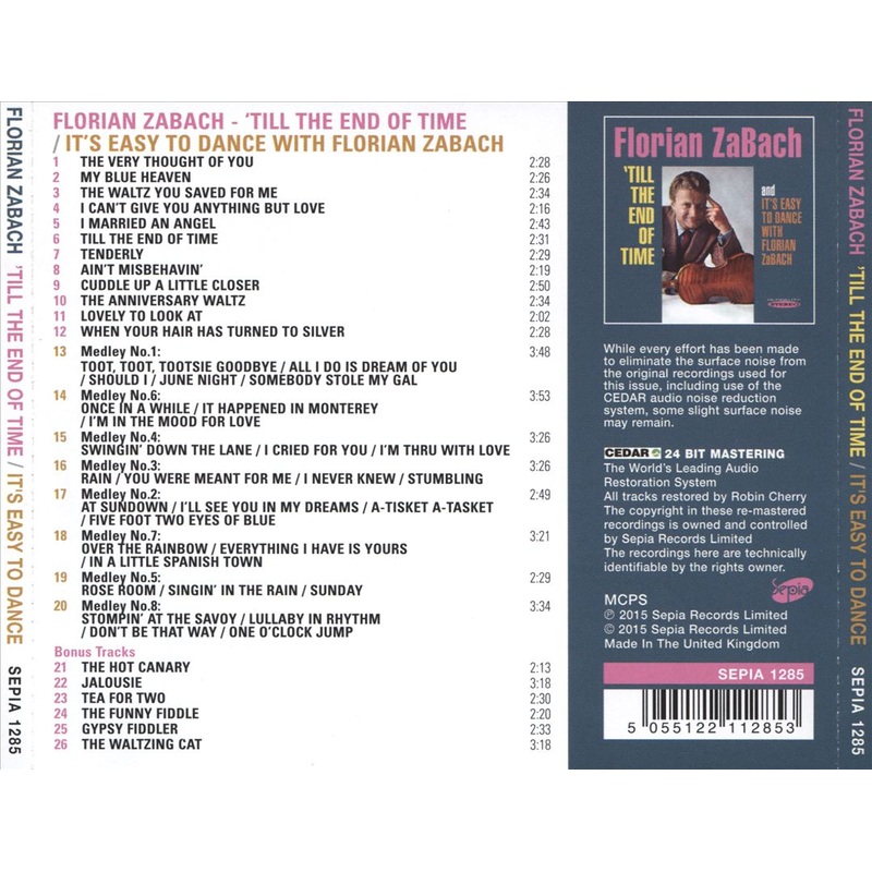 ‘Till the End of Time/It’s Easy To Dance With Florian Zabach