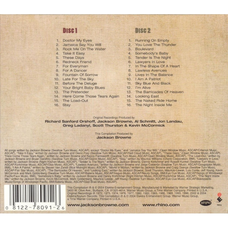 Very Best of Jackson Browne
