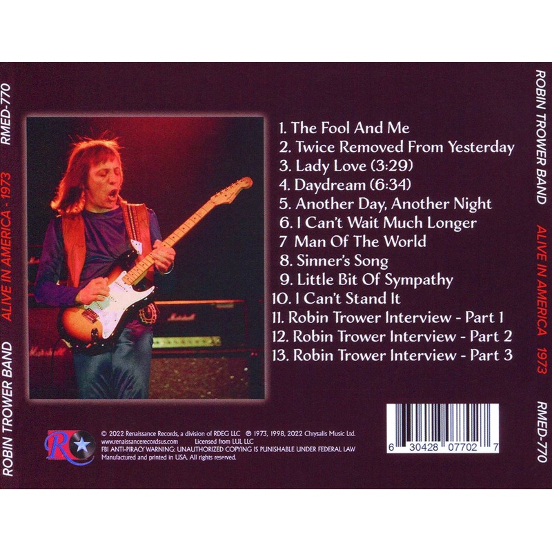 Alive in America 1973