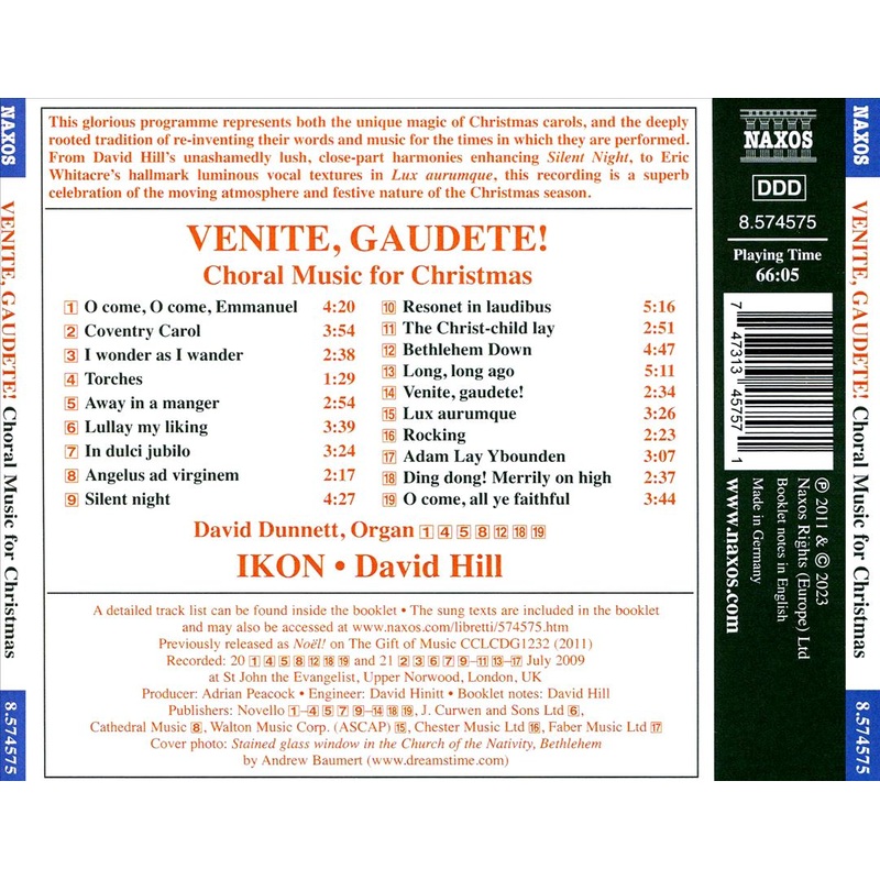 Venite, Gaudete!: Choral Music for Christmas