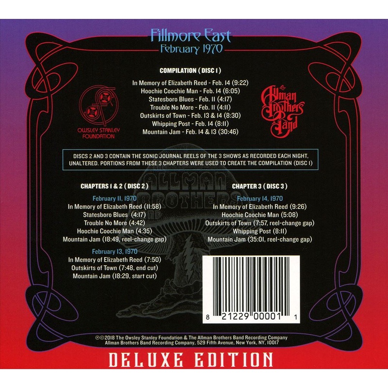 Bear’s Sonic Journals: Fillmore East, February 1970