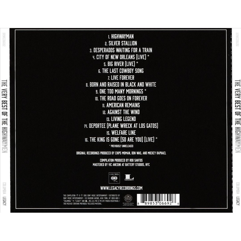 Very Best of the Highwaymen