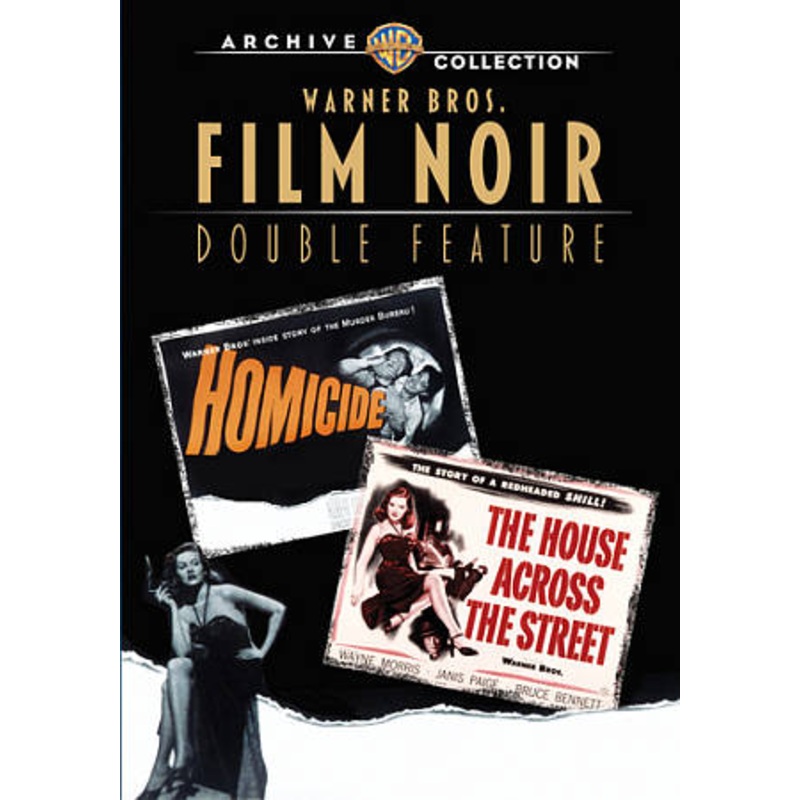 Warner Bros. Film Noir Double Feature: Homicide/The House Across the Street