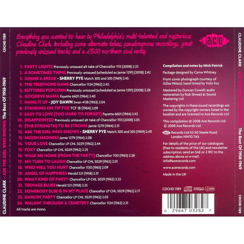 Ask the Girl Who Knows: The Best of 1958-1969
