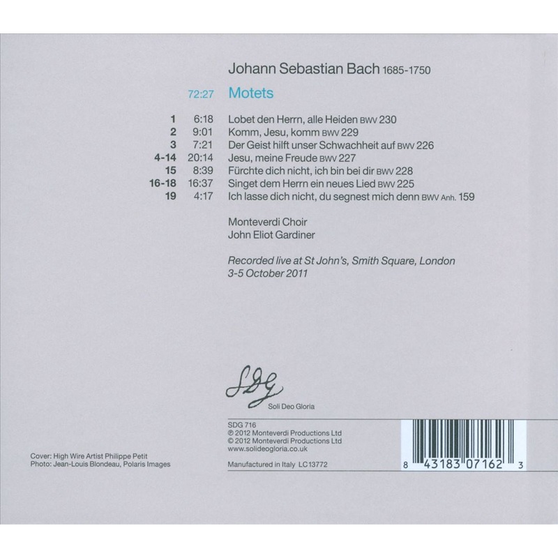 Bach: Motets