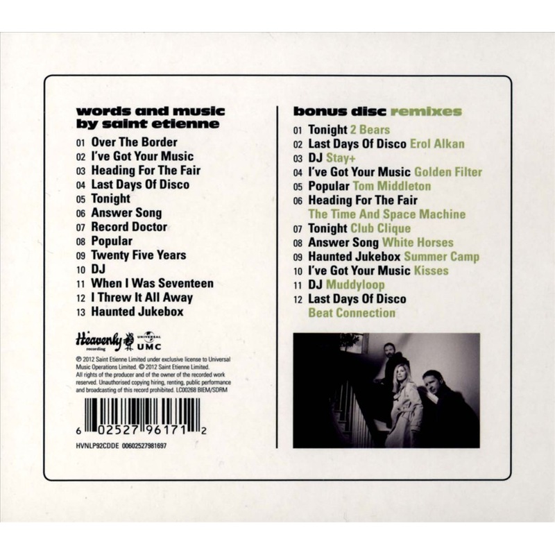 Words and Music by Saint Etienne [Deluxe Edition]