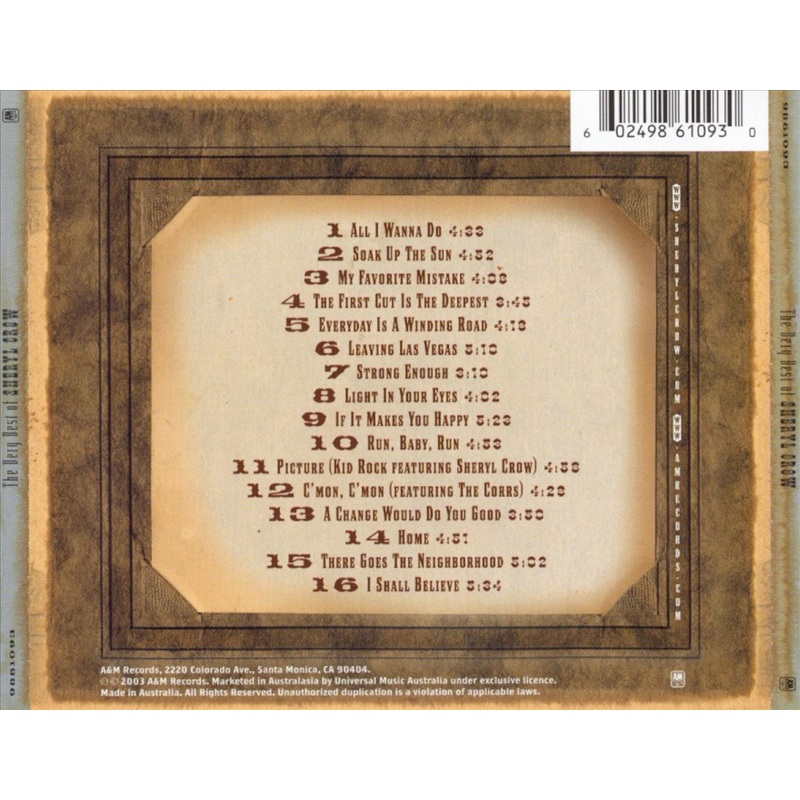 Very Best of Sheryl Crow [Australia Bonus Tracks]