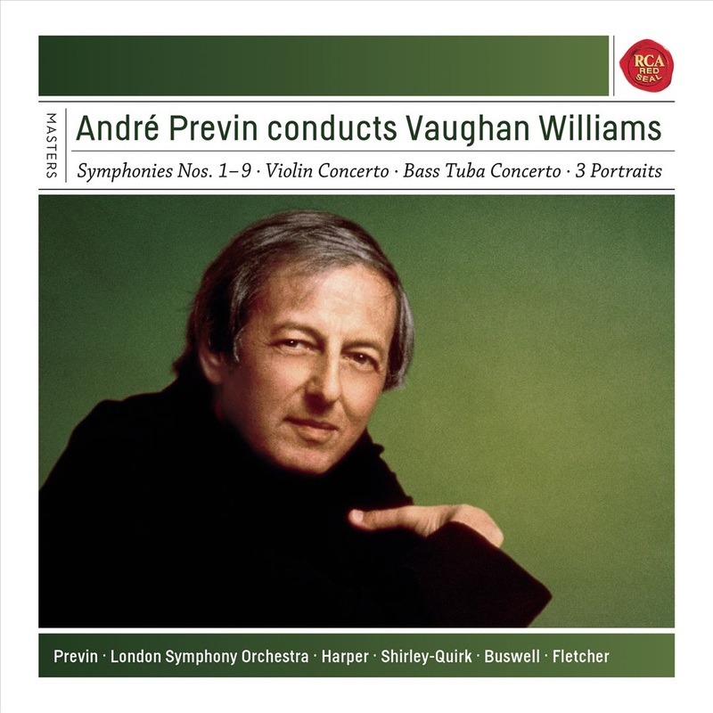 Andr Previn Conducts Vaughan Williams: Symphonies Nos. 1-9; Violin Concerto; Bass Tuba Concerto; 3 Portraits