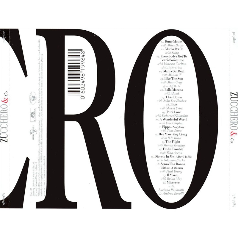 Zucchero & Co. [Australia 18 Tracks]
