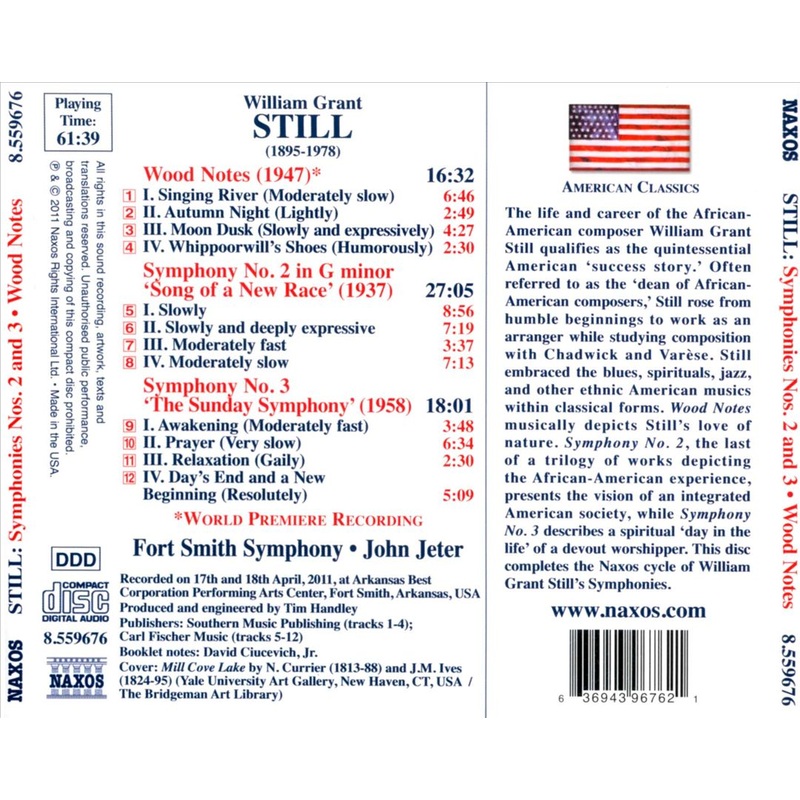 William Grant Still: Symphonies Nos. 2 & 3; Wood Notes