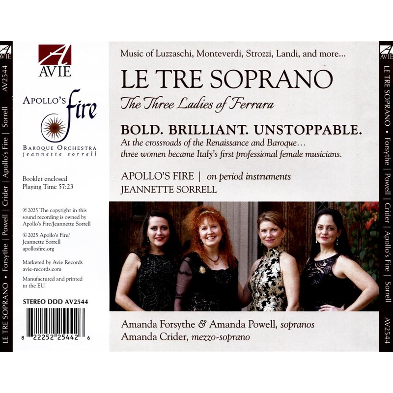 Tre Soprano: The Three Ladies of Ferrra